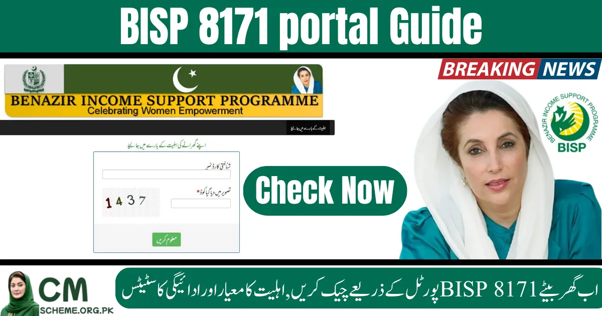 BISP 8171 portal eligibility check, BISP 8171 portal apply online Pakistan, BISP 8171 portal payment tracking, CNIC check on BISP 8171 portal, BISP 8171 portal registration guide 2025, Benazir Income Support Programme 8171 portal Pakistan, BISP 8171 portal check status online, 8171 portal BISP payment update