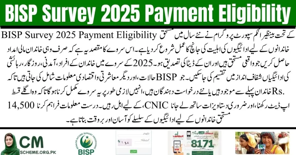 BISP Survey 2025 Payment Eligibility,BISP Survey 2025 Payment Eligibility process explained,
BISP Survey 2025 Payment Eligibility for deserving families,
How to check BISP Survey 2025 Payment Eligibility online,
Step by step BISP Survey 2025 Payment Eligibility guide,