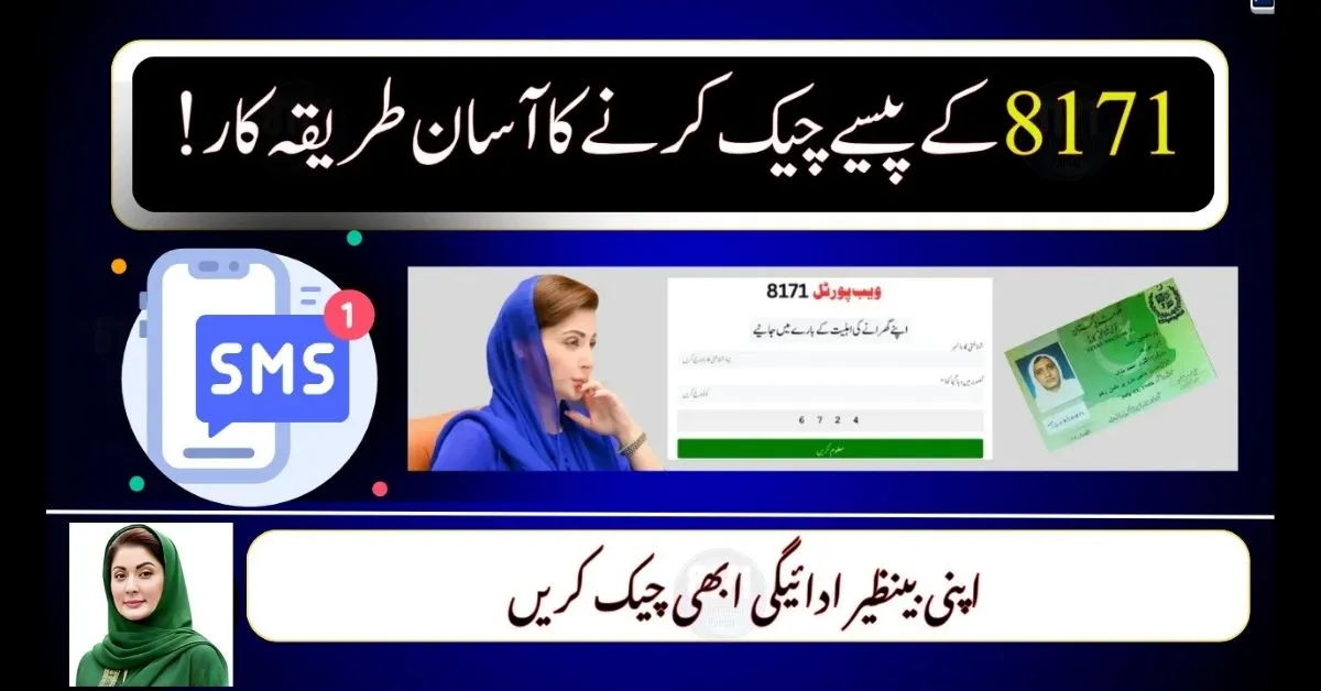 BISP payment instantly with 8171 SMS service guide image, How to check BISP payment instantly with 8171 SMS service visual, Beneficiary checking BISP payment instantly via 8171 SMS service, BISP payment instantly with 8171 SMS service verification step image,