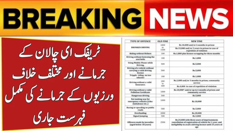 Traffic E Challan 2025 updates