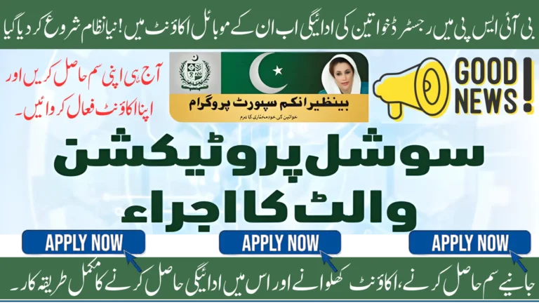 BISP Social Protection Wallet 2025 update